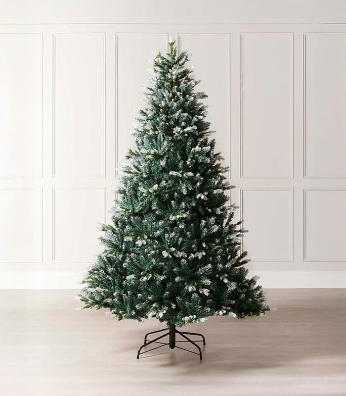 Evergreen Snow Flocked Tip Christmas Tree