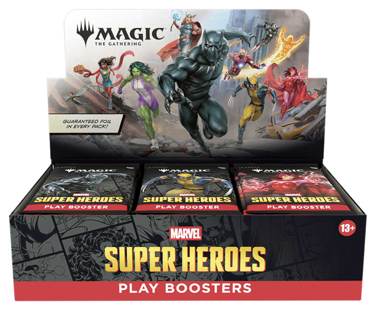 MTGMSH_EN_DspBx_Play_01_02-1 Marvel Super Heroes Play Booster Box - Image 1