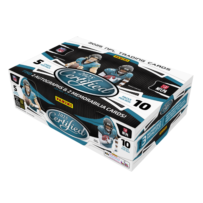 resizingforshopify-2025-07-10T141117.127-1 2025 Panini Certified Football Hobby Box - Image 1