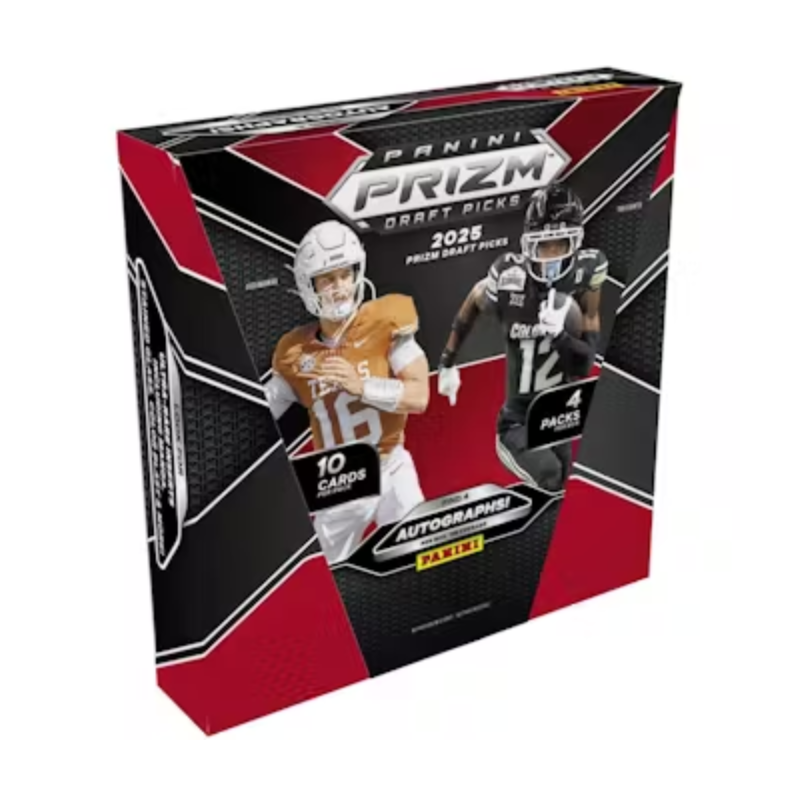 resizingforshopify-2025-09-23T123303.028-1 2025 Panini Prizm Draft Picks Collegiate Football Hobby Box - Image 1