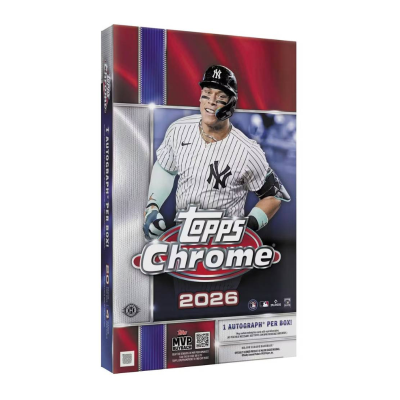 resizingforshopify-2026-07-16T132925.209-2 2026 Topps Chrome Baseball Hobby Box - Image 1