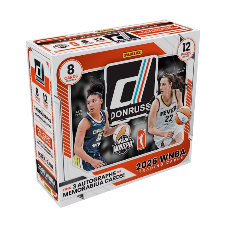 resizingforshopify-2026-07-16T135951.089 2026 Panini Donruss WNBA Basketball Hobby 16 Box Case - Image 1
